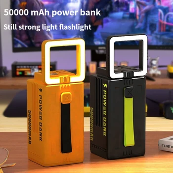 50000mAh Nešiojamų Galia Banko Stotis 100W USB C PD Greitai Įkrauti Išorės Atsarginė Baterija Powerbank 