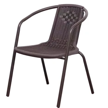 HH411 vandeniui, saulės sodas kavinė pateikti vynuogių kėdės ir kėdės, nugara prie nugaros, patogus, paprastas, modernus plastikinis sto Nuotrauka 2