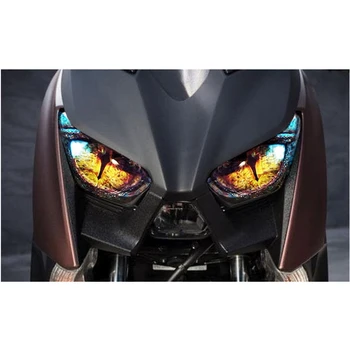 Motociklų Aksesuarų Priekinis Žibintas Apsaugos Lipdukas, Priekinis Žibintas Lipdukas, Skirtas Yamaha Xmax 300 Xmax 250 2017 2018 Nuotrauka 2