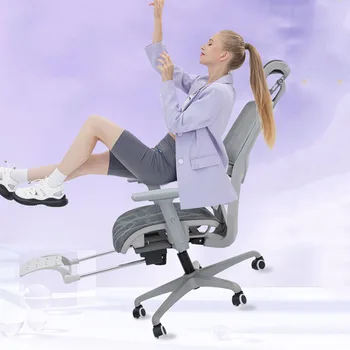 Mobiliųjų Atsipalaiduoti Biuro Kėdė Patogiai Studija Geležinkelių Aukštas Atgal Biuro Kėdė Žaidimų Cadeira Para Escritorio Modernūs Baldai Nuotrauka 2