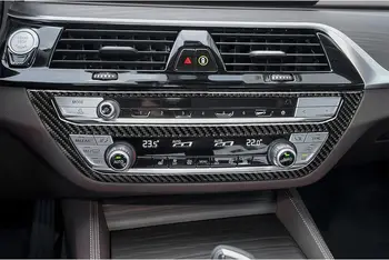 Anglies Pluošto centrinė Konsolė Rėmo Mutimedia Mygtukas Mygtukas Valdymo Skydelio Dangtelį BMW 5 Serijos G30 525i 530i 540i 2018-2021 Nuotrauka 2