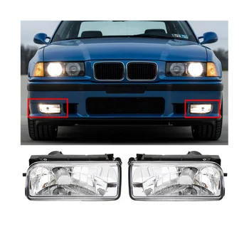 Kairėje ir Dešinėje Priekinis Bamperis priekinis žibintas Rūko Žibintai Būsto BMW E36 318I 318Ti 1992-1998 Automobilio Rūko Žibintai Apima Rūkyti Nuotrauka 2