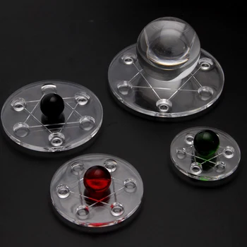 Raundas akrilo Septynių Žvaigždučių masyvo bazė crystal ball apačioje remti display rack Nuotrauka 3