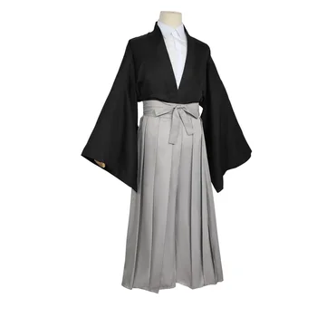 Vyrai Kimono Japonijos Tradicinių Kostiumų Etapo Rezultatus Kostiumas Šiuolaikinės Tobulinimo Klasikinis Kimono Helovyno Cosplay Kostiumas Nuotrauka 3