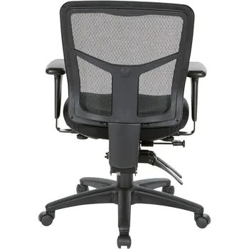 Kompiuteris Biuro Kėdė ProGrid Kvėpuojantis Akių Valdytojo Biuro Kėdė Su Reguliuojamu Sėdynės Aukštis Vidurio Atgal Anglių Audinio FreeFlex Nuotrauka 3