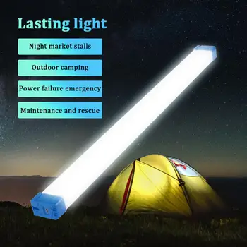 LED lempa Naktį Šviesos Magnetinis 17CM 32CM 52CM USB Įkrovimo Avarinio Apšvietimo Lauko Nešiojamų Ilgai Juostelės Avariniai Žibintai Nuotrauka 3