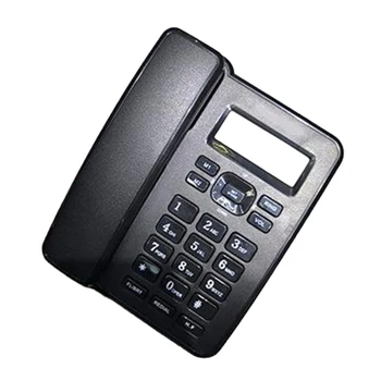 KX-6001CID Fiksuotojo Fiksuotojo ryšio Telefono Skambinančiųjų Ekranas Reguliuojamas Tonas Corded Telefono Nuotrauka 3