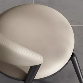 Odos Šiaurės Valgomojo Kėdės, Metalinės Luxery Mordern Biuro Kambarį Kėdės Dizaineris Miegamasis Sillas Comedor Restoranas Furiture Nuotrauka 3