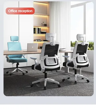 Aukštos Atgal Ergonomiška Biuro Kėdė su 360° Pasukama ir Reguliuojama atrama galvai Sėdima Funkcija Pagalvėlės Furgle Rožinė Žaidimų Kėdė Nuotrauka 3