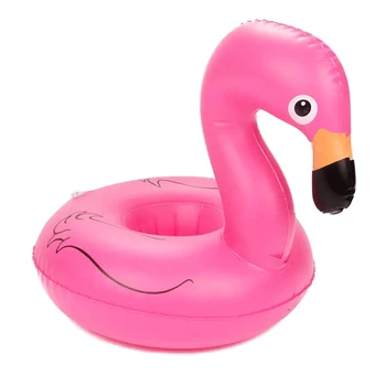 1PC Pripučiami Puodelio Laikiklis Flamingo Gėrimo Laikiklis Baseinas Plaukti Maudymosi Baseinas Žaislas Šalis, Apdailos Juostą Padėkliukai Nuotrauka 3