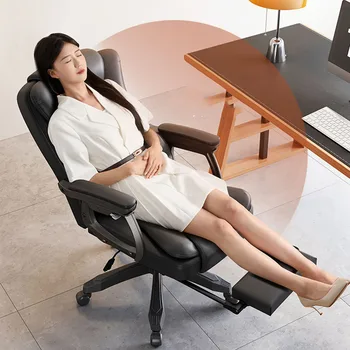 Atgal Paramos Biuro Kėdė Pagalvėlės Patogiai Kambarį, Kompiuterio Kėdės, Modernaus Dizaino Fauteuil De Namų Biuro Baldai Nuotrauka 3