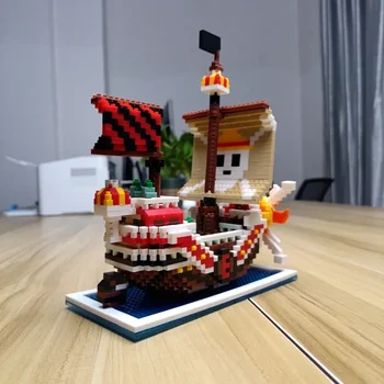 ŽINOJAU, PASTATYTAS Ocean Piratų Laivo Modelį, Statyba Blokai Suaugusiems Berniukai Micro Mini Plytų Žaislai, Rinkiniai Surinkti Dovanų Burlaivis Karai Žaidimai Nuotrauka 3