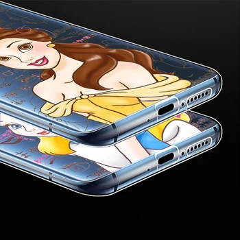 Gana Disney Princess Telefoną Atveju Xiaomi Mi 12 12X 12S 11 11T 11X 10 10T 9 Pro Lite 4G 5G Minkštas Permatomas Apvalkalas Aišku, Padengti Nuotrauka 4