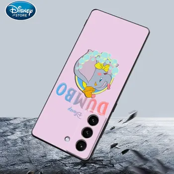 Disney Mielas Dumbo Juoda Telefono dėklas Samsung Galaxy S21 S22 Ultra S20 FE S8 S9 S10 S10E Plius S10 Lite S7 Krašto 5G Minkštas Viršelis Nuotrauka 4