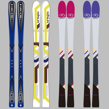 Individualizuotos dizainas alpių kalnų slidės už vaikas suaugusių moterų, vyrų, pagaminti pagal užsakymą, slidinėjimo sumontuota įranga OEM slidinėjimo gamintojas Nuotrauka 4