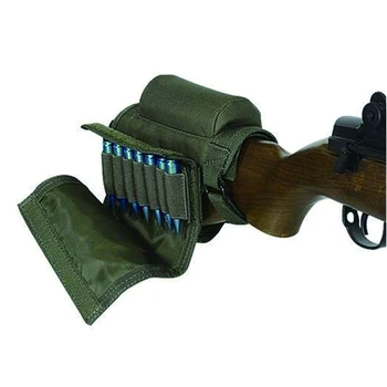 Karinės nailono medžioklės įranga, šaudymo šautuvu akcijų karinės lauko taktinių šautuvas akcijų žurnalas kišenėje skruosto kišenėje dirželis Nuotrauka 4