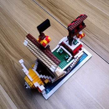 ŽINOJAU, PASTATYTAS Ocean Piratų Laivo Modelį, Statyba Blokai Suaugusiems Berniukai Micro Mini Plytų Žaislai, Rinkiniai Surinkti Dovanų Burlaivis Karai Žaidimai Nuotrauka 4