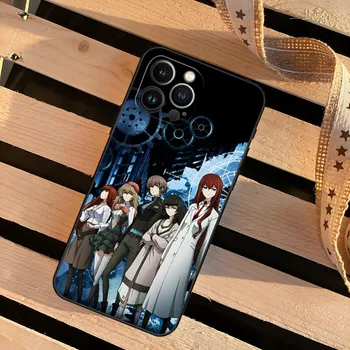 Steins Gate Okabe Anime Telefono dėklas Skirtas Iphone 13 Pro Max 14 Mini 11 12 Xr X Xs 6s 6 7 8 Plius Prabanga Silikono Minkštas Galinį Dangtelį Nuotrauka 5