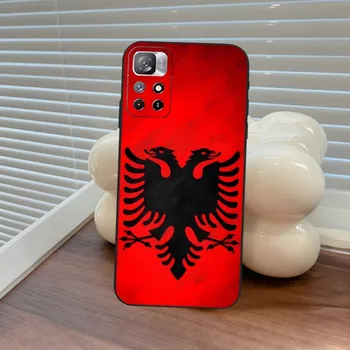 Albanijos Vėliava Erelis Telefoną Atveju Xiaomi 13 Poco X4 M4 M3 F3 GT 11 9T 9 12 11T 9SE 11i Pro Ultra Note10 Lite Galinį Dangtelį Nuotrauka 5