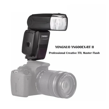 YONGNUO YN600EX-RT-II, TTL Master Flash Speedlite Canon Fotoaparatas 2.4 G Bevielio 1/8000s HSS GN60 Parama Auto/ Rankinis Priartinimas Nuotrauka 5