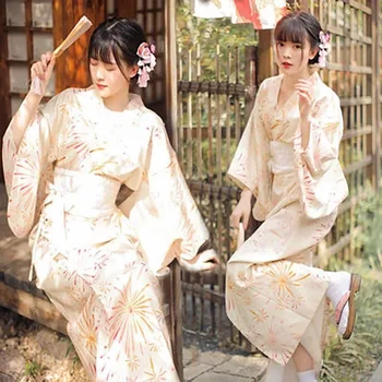Kimono Moterys, Japonijos Tradicinių Yukata Haori Kimonos Cosplay Palaidinė Moteriška Suknelė Vasaros Mados Fotografija Drabužių Šalis Suknelė Nuotrauka 5